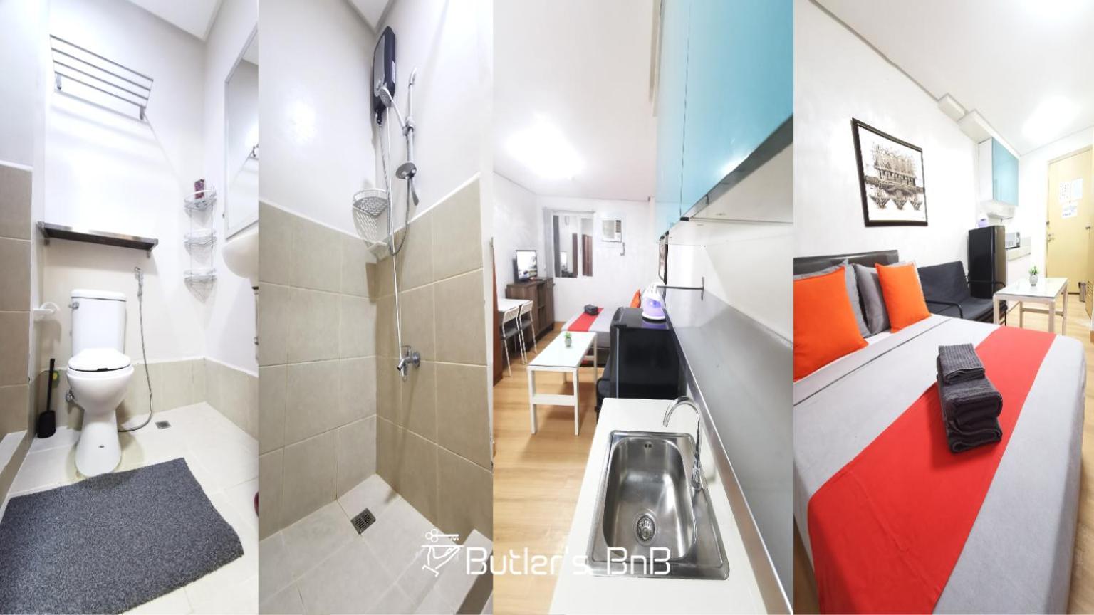 كويزون سيتي Butler'S Bnb @ Trees Residences Qc Phil المظهر الخارجي الصورة
